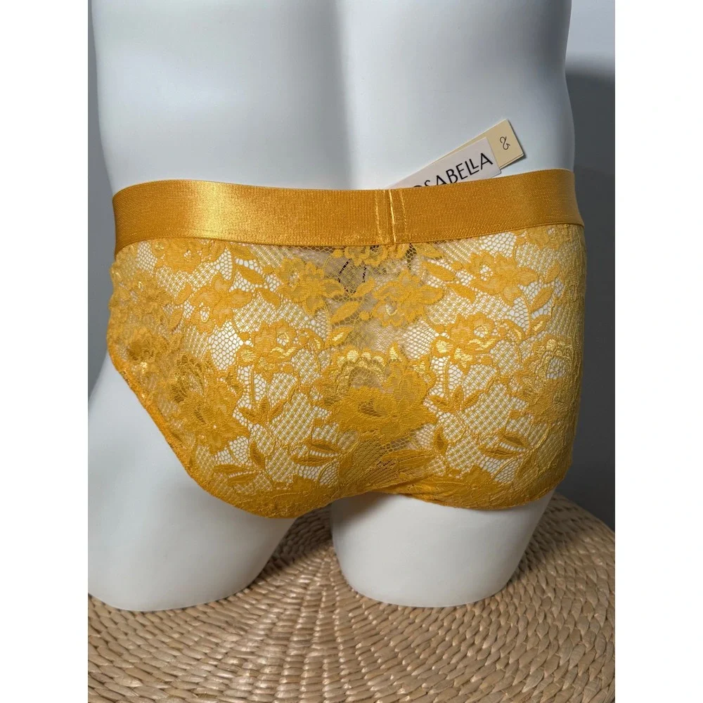 Cosabella‎ Taaja Mango  Lace Sports Brief Soft Stretch Comfort & Full Coverage S